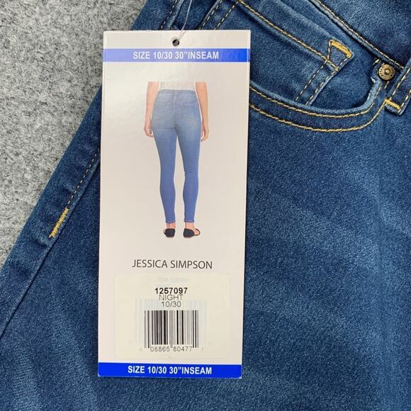 Jessica Simpson Jeans Womens 10/30 Denim High Rise Skinny Ankle Stretch Zip Fly - Picture 6 of 12